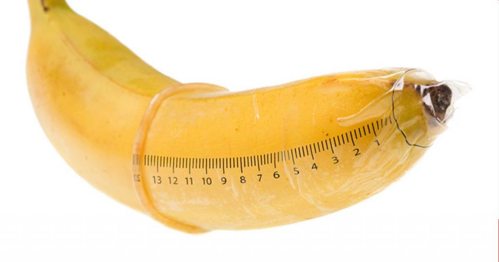 Condom with Measurements